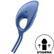 Inel Vibrator Satisfyer Swordsman - Albastru, Mărime Unică