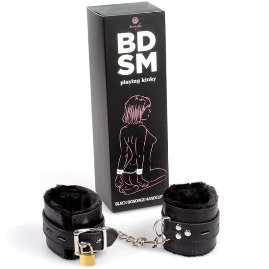 Cătușe Bondage Negru din Colecția BDSM