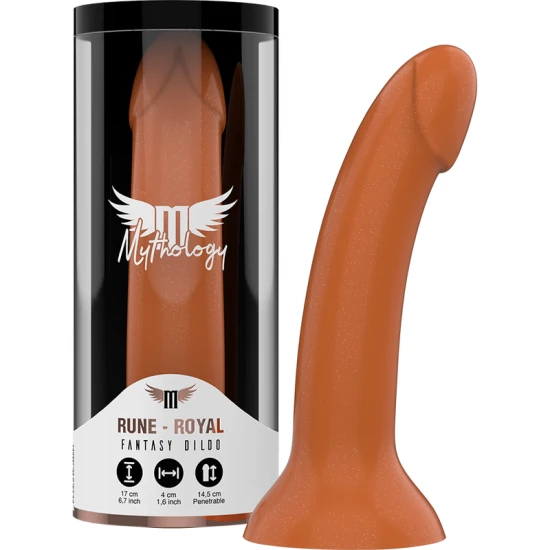 Dildo Rune Royal - Finish bronz, Transparent, M.