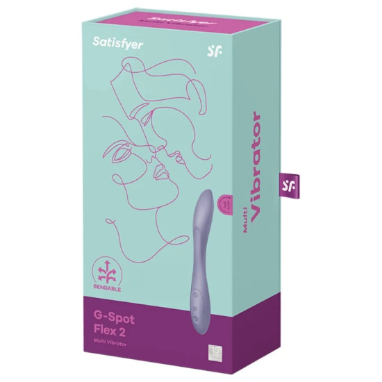 Vibrator G-Spot Flex 2 din silicon, mov