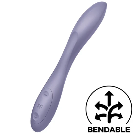 Vibrator G-Spot Flex 2 din silicon, mov