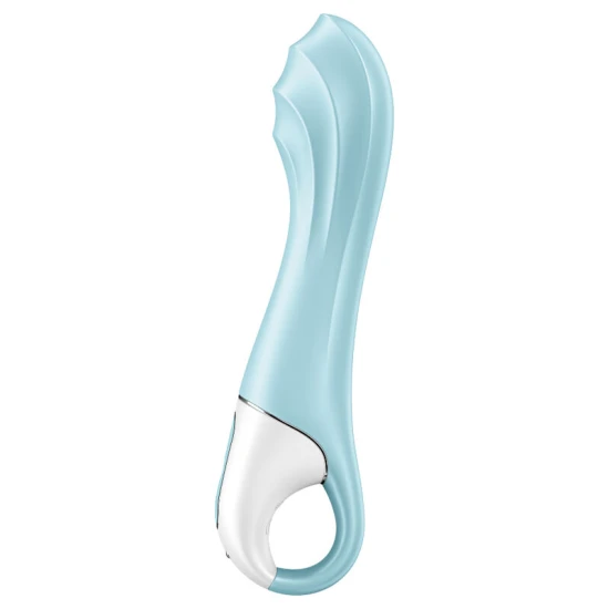 Vibrator cu pompă de aer 5+ - Model G-Spot, Albastru