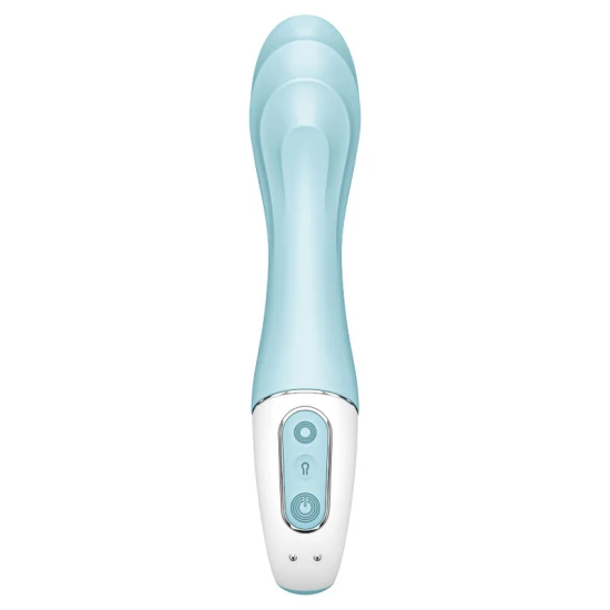 Vibrator cu pompă de aer 5+ - Model G-Spot, Albastru