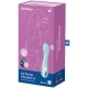 Vibrator cu pompă de aer 5+ - Model G-Spot, Albastru
