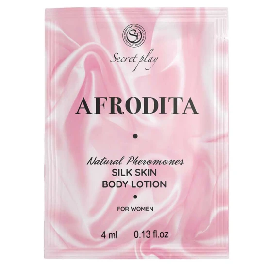 Loțiune corporală Silk Skin, Afrodita, monodoză, 4 ml