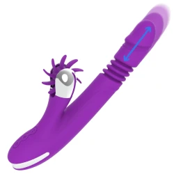 Jucărie tip stimulator clitoridian Bunny, Alb