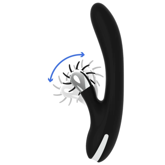 Iepuraș vibrator, Negru & Argintiu