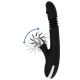 Jucărie Tip Vibrator Model Bunny Reed Up & Down Vibe, Negru & Argintiu