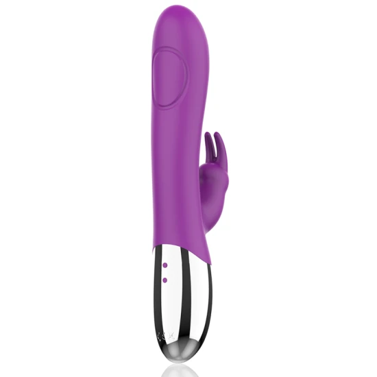 Stimulator COMBI DOUBLE TAPPING - Putere maximă, Negru, Mărime medie.