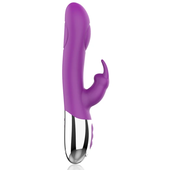 Stimulator COMBI DOUBLE TAPPING - Putere maximă, Negru, Mărime medie.