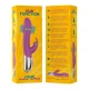 Stimulator COMBI DOUBLE TAPPING - Putere maximă, Negru, Mărime medie.