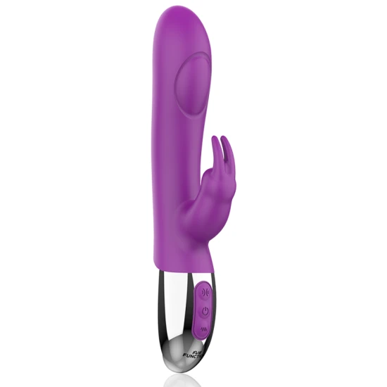 Stimulator COMBI DOUBLE TAPPING - Putere maximă, Negru, Mărime medie.