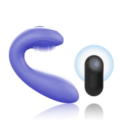 Vibrator Pentru Cupluri Mr Boss Josef, Pulsatii Si Vibratii, Telecomanda, Negru