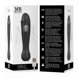 MR BOSS - Stimulator personal GREG, stimulator vibrator, reîncărcabil USB