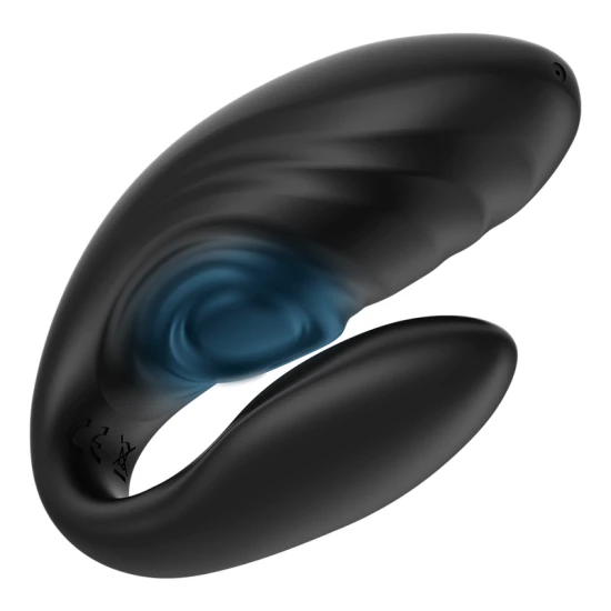 Set vibrator cu pulsatii si vibratii pentru cuplu, telecomanda