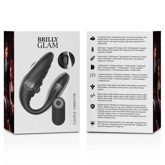 Set vibrator cu pulsatii si vibratii pentru cuplu, telecomanda