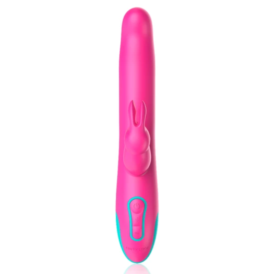Vibrator Pluto Rabbit - Rotator, Roz, Mărime Unică