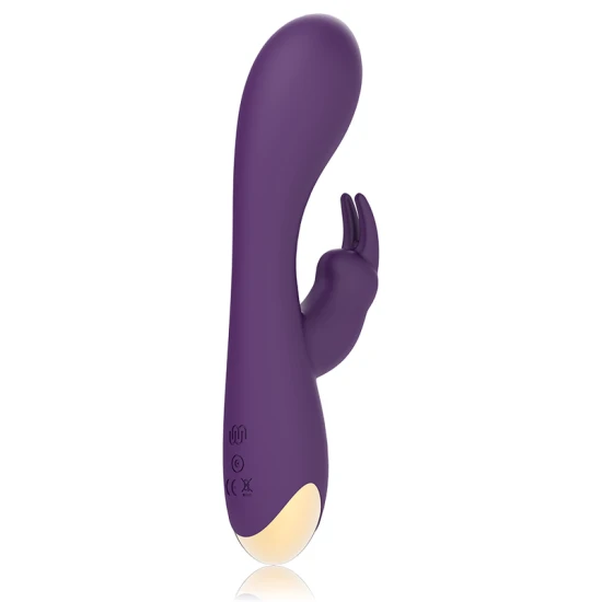 VIBRATOR Tip Iepure, Roz/Negru