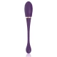 MERLIN - Vibrator dublu cu telecomandă, Negru