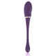 MERLIN - Vibrator dublu cu telecomandă, Negru