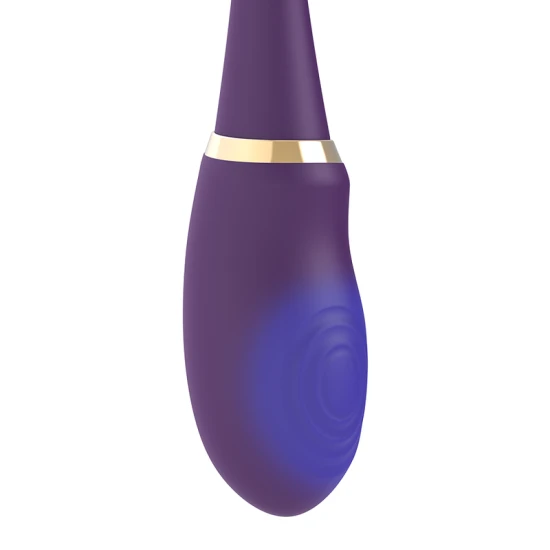 MERLIN - Vibrator dublu cu telecomandă, Negru