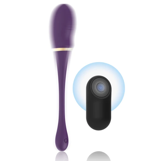 MERLIN - Vibrator dublu cu telecomandă, Negru