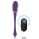 MERLIN - Vibrator dublu cu telecomandă, Negru