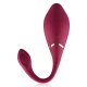 Vibrator tip ou din silicon premium, cu telecomandă, Negru