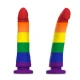 Dildo Devon Pride - Fantezie, Transparent, M.