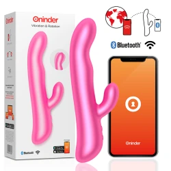 Vibrator ONINDER - OSLO VIBRATION & ROTATION, Roz, Mărime Unică