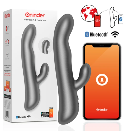 Vibrator OSLO - Vibration Rotation, Negru, Mărime Unică