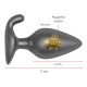 Plug vibrator anal RIO, Negru - Control prin aplicație gratuită
