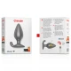 Plug vibrator anal RIO, Negru - Control prin aplicație gratuită