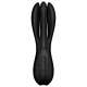 Vibrator Threesome 2 - Stimulare senzuală, Negru, Mărime Unică.