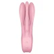 Vibrator Threesome 1 - Stimulare senzuală, Roz, Mărime unică.