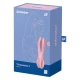 Vibrator Threesome 1 - Stimulare senzuală, Roz, Mărime unică.