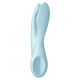 Vibrator Threesome 1 - Stimulare senzuală, Negru, Mărime medie.