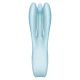 Vibrator Threesome 1 - Stimulare senzuală, Negru, Mărime medie.