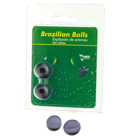 2 bile braziliene gel intim, cu aromă de fructe de pădure