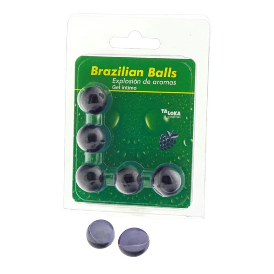 Gel intim cu 5 bile braziliene, Berries