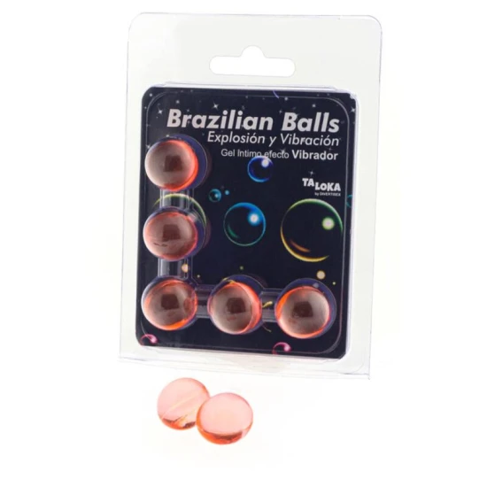 Gel Excitant - Bile Vibrante Braziliene, 5 Bucăți