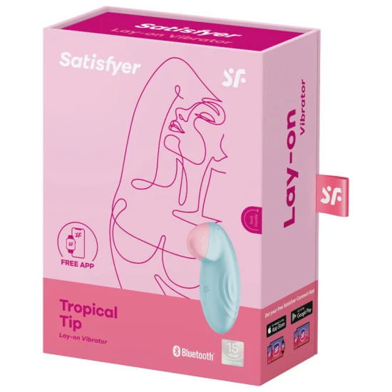 Vibrator Satisfyer Tropical Tip - Albastru