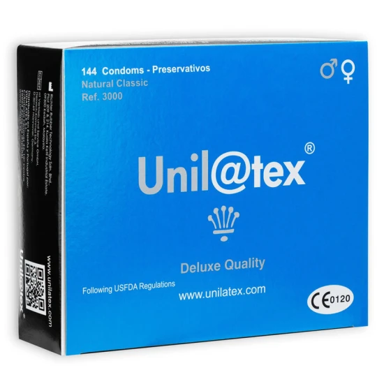 Prezervative Unilatex, Natural, Bej