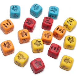 Joc cu zaruri, multicolor