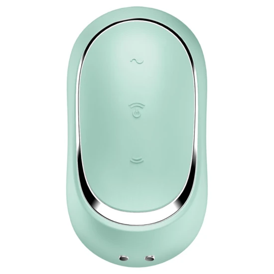 Stimulator Pro To Go 2 - Pulsator dublu cu aer, Verde, Mărime unică