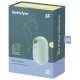 Stimulator Pro To Go 2 - Pulsator dublu cu aer, Verde, Mărime unică