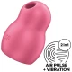 Stimulator Pro To Go 1 - Vibrații și Pulsuri de Aer, Roșu