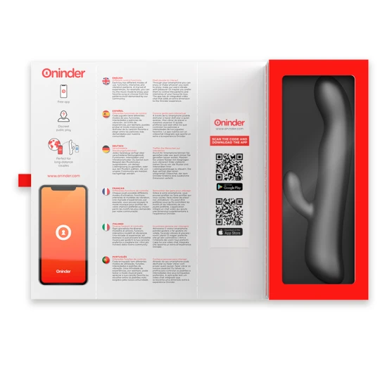 Vibrator OSLO - Vibration Rotation, Negru, Mărime Unică