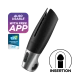 Masturbator Power din silicon, negru