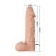 Ham Dildo - Vibrație, Culoarea Pielii, 24 cm